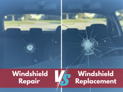 Windshield Repair vs. Replacement