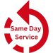 Same day service