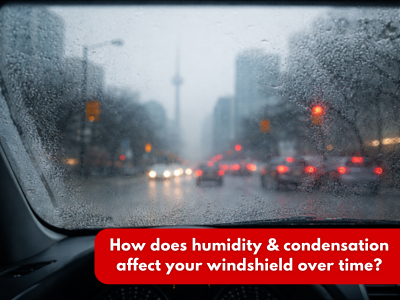Humidity and condensation causing windshield fogging in Toronto