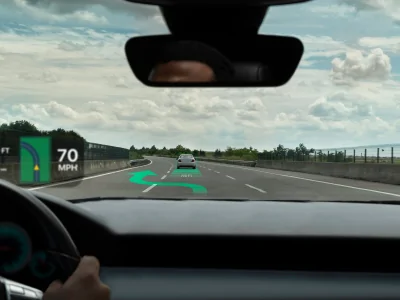 Windshield with Heads-Up Display