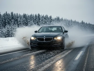 Road Salt Windshield Damage